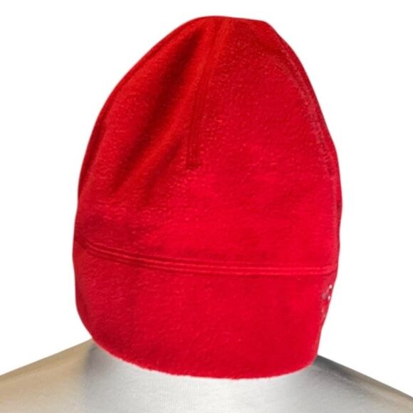Columbia x REI Co-op Red Beanie Unisex S/M 100% Polyester Soft Knit Hat Winter - Picture 2 of 8